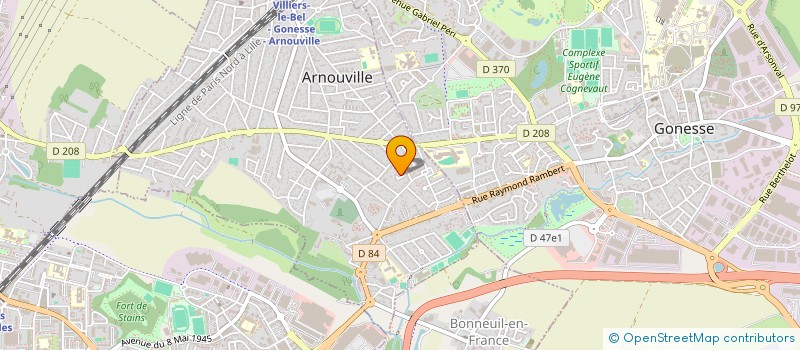 localisation de l'entreprise ASS LUTTE CONTRE MALADIE D'HALZHEIMER à VILLIERS LE BEL