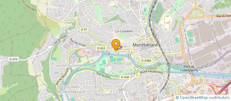 localisation de l'entreprise ASS LUTTE CONTRE TOXICOMANIE AIRE URBAIN à MONTBELIARD