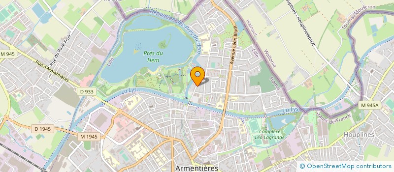 localisation de l'entreprise ASS LUTTE ET PREVENTION ANTI DROGUE à ARMENTIERES