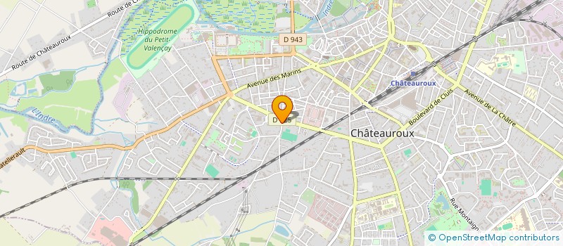localisation de l'entreprise ASS LUTTE INFORMATION SUR LE SIDA à CHATEAUROUX