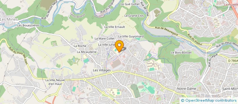 localisation de l'entreprise ASS LYCEENNE MEMOIRE RESISTANCE DEPORT.. à SAINT-BRIEUC