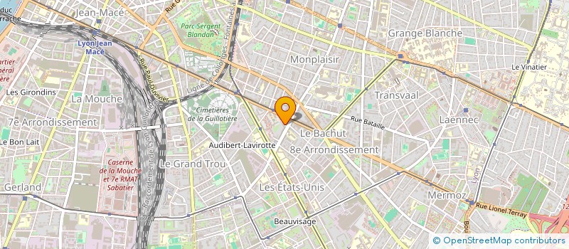 localisation de l'entreprise ASS.LYON ENTREPRENDRE & DEVELOPPER  LYON