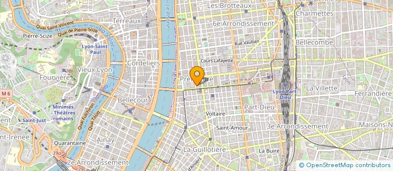 localisation de l'entreprise ASS LYON SACRE à LYON
