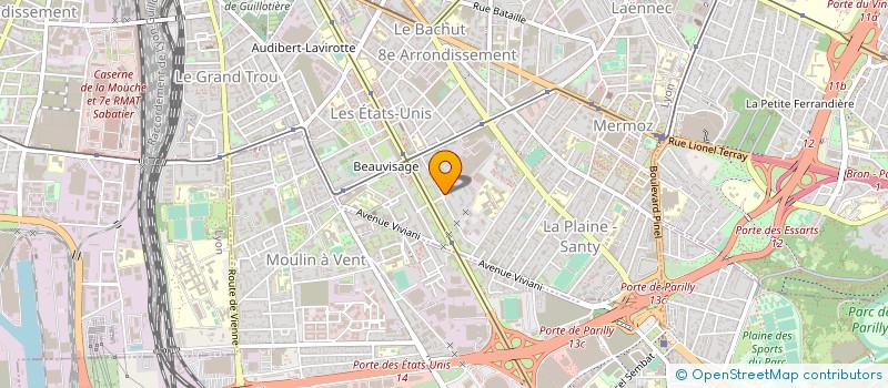 localisation de l'entreprise ASS LYONNAISE DE LA LANGUE DES SIGNES  LYON