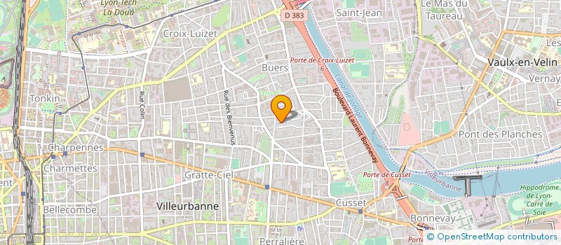 localisation de l'entreprise ASS LYONNAISE RECHERCHE EN HEMOSTASE à VILLEURBANNE