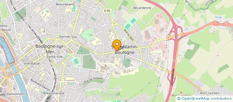 localisation de l'entreprise ASS LYRIADE 62 à SAINT-MARTIN-BOULOGNE