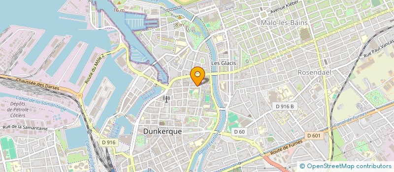 localisation de l'entreprise ASS LYRICS AND CO à DUNKERQUE