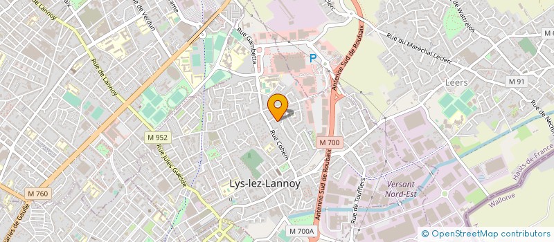 localisation de l'entreprise ASS LYSSOISE ANIMATION DEVP INFORMATIQUE  LYS-LEZ-LANNOY