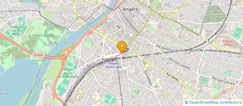 localisation de l'entreprise ASS M A E SOLIDARITE 49 à ANGERS