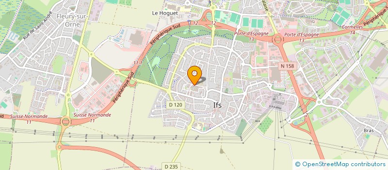 localisation de l'entreprise ASS M G FORM BASSE NORMANDIE à IFS