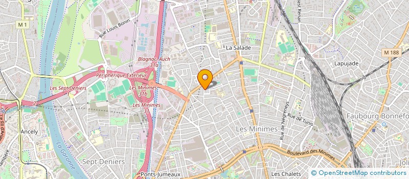 localisation de l'entreprise ASS M.U.S.E à TOULOUSE