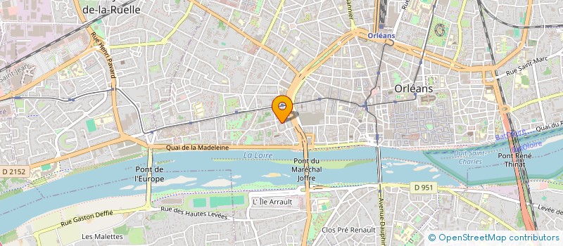 localisation de l'entreprise ASS M2 DROIT SOCIAL ET GRH à ORLEANS