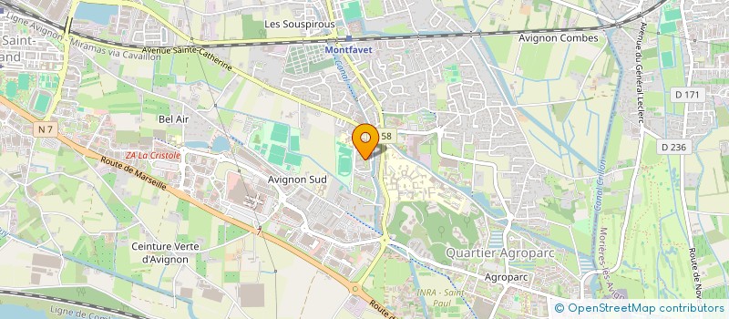 localisation de l'entreprise ASS MA DIGNITE à AVIGNON