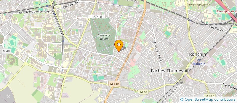 localisation de l'entreprise ASS MADERESSA EL MOUNAOUARA à LILLE