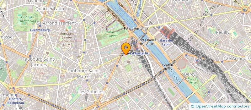 localisation de l'entreprise ASS  MADININA  PARIS