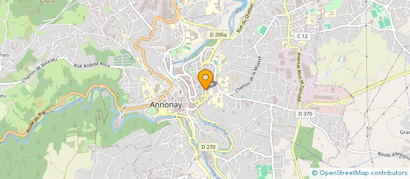 localisation de l'entreprise ASS MADO MAINTIEN A DOMICILE HAUT VIVARAIS à ANNONAY