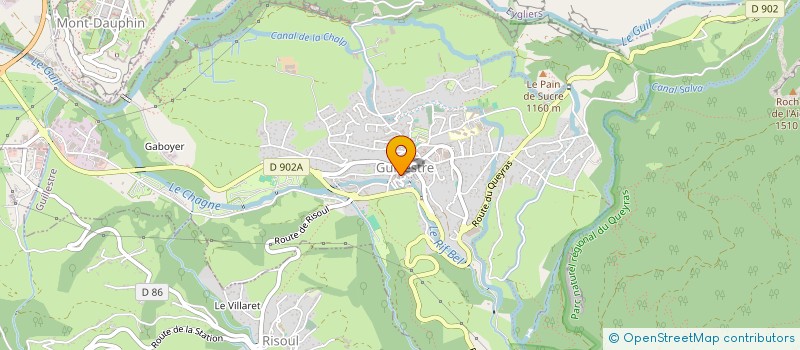 localisation de l'entreprise ASS MAGELLAN  EYGLIERS