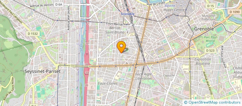 localisation de l'entreprise ASS  MAGENTA  GRENOBLE