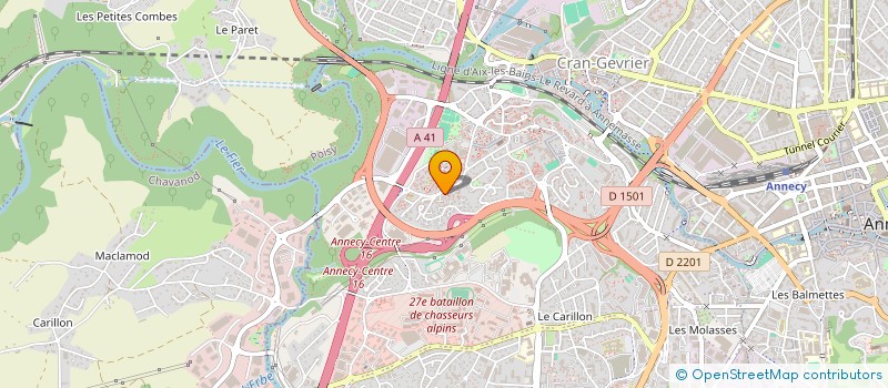 localisation de l'entreprise ASS MAGIC PASSION à ANNECY