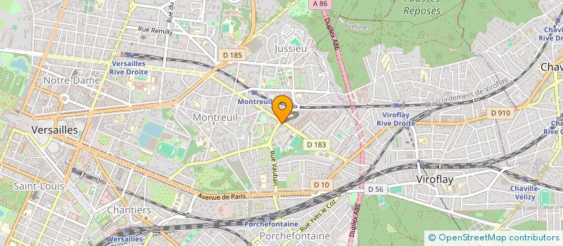localisation de l'entreprise ASS MAGIS à VERSAILLES