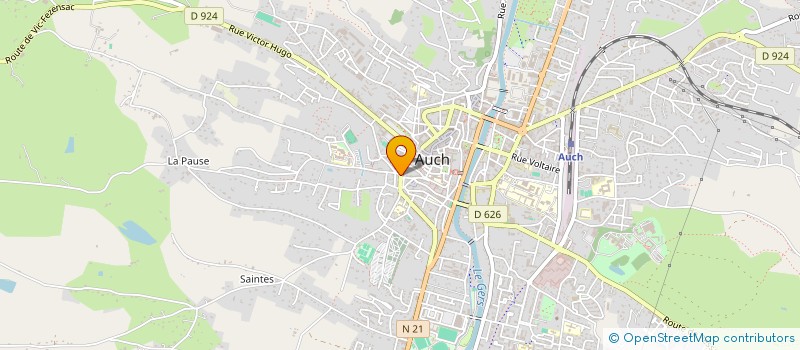 localisation de l'entreprise ASS MAGISTRAT TRIBUNAL COMM AUCH ET GERS à AUCH