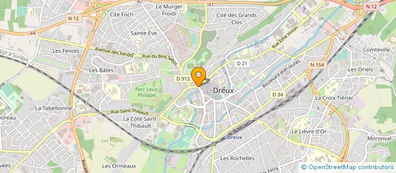 localisation de l'entreprise ASS MAGISTRATS TRIBUNAL COMMERCE DREUX à DREUX