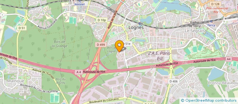 localisation de l'entreprise ASS MAGOUN OSTEOPATIE CLUB MOC à LOGNES