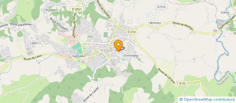 localisation de l'entreprise ASS MAHAIN JOKO à HASPARREN
