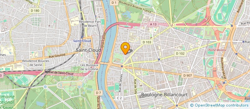 localisation de l'entreprise ASS MAIMONIDE ECOLE RAMBAM à BOULOGNE-BILLANCOURT