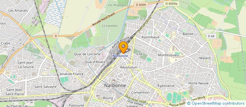 localisation de l'entreprise ASS MAIN HO DOJANC NARBONNE à NARBONNE