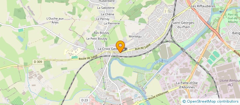 localisation de l'entreprise ASS MAINE LITUANIE à LE MANS