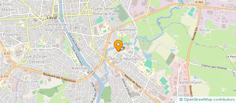 localisation de l'entreprise ASS MAINTIEN DE L'AMITIE à LAVAL