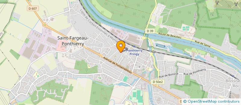 localisation de l'entreprise ASS MAINTIEN DOMICILE PERSONNES AGEES à SAINT-FARGEAU-PONTHIERRY