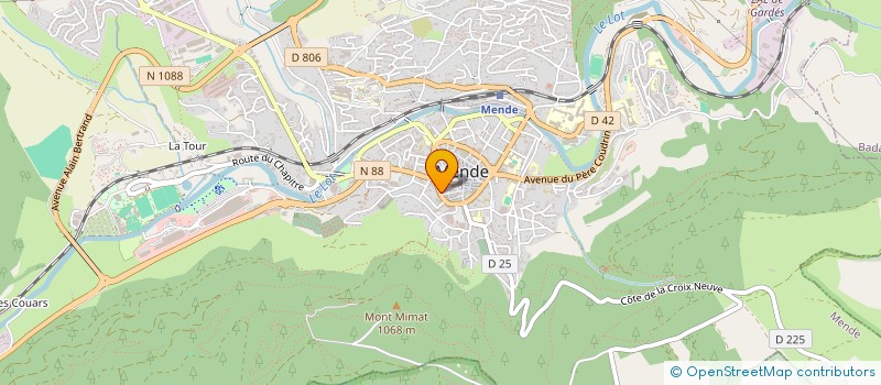 localisation de l'entreprise ASS MAIRES ADJOINT ELUS DEP DE LOZERE à MENDE
