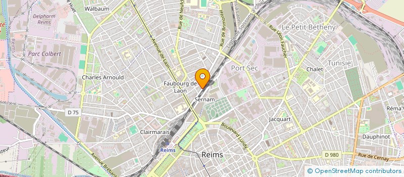 localisation de l'entreprise ASS MAISON DE L EVANGILE  REIMS