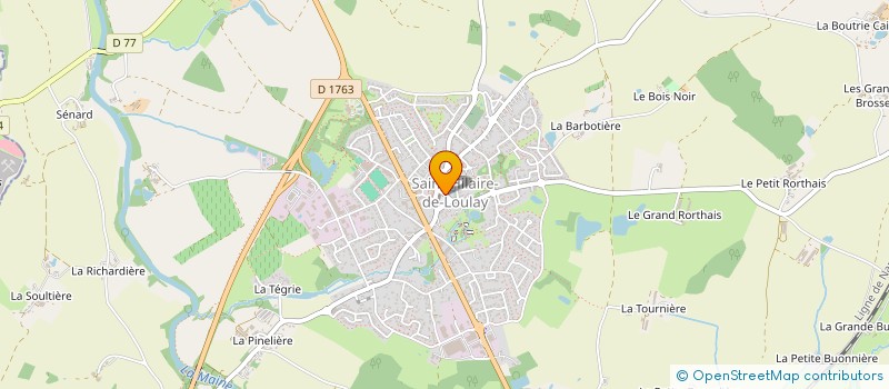 localisation de l'entreprise ASS MAISON DE LA RIVIERE ET DU PECHEUR à SAINT GEORGES DE MONTAIGU