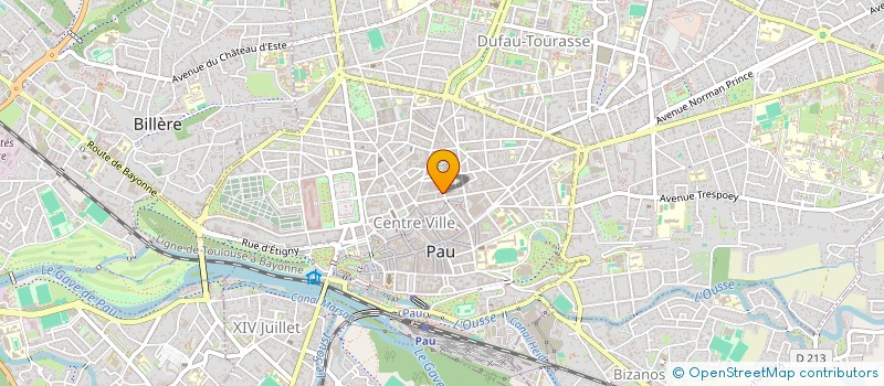 localisation de l'entreprise ASS MAISON DE RETRAITE DE COULOMME à PAU