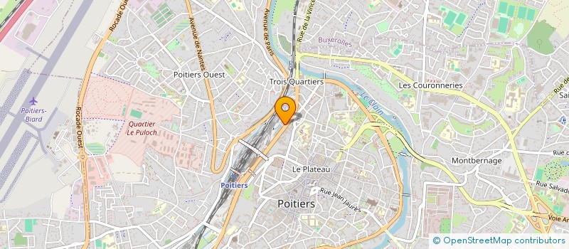 localisation de l'entreprise ASS MAISON DENTAIRE DE LA VIENNE  POITIERS