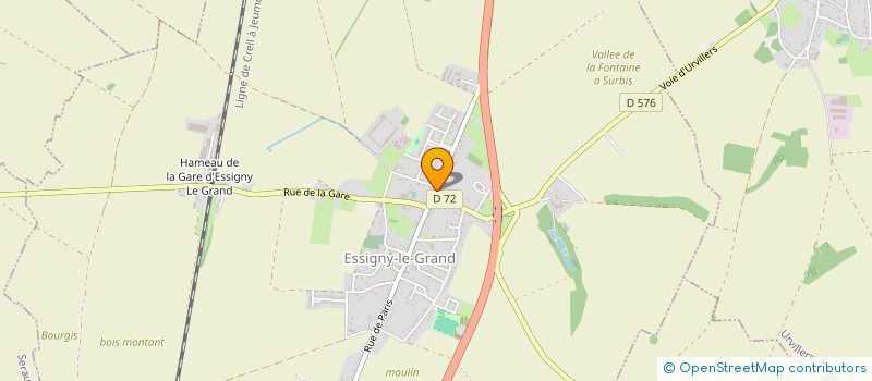 localisation de l'entreprise ASS MAISON DES JEUNES à ESSIGNY-LE-GRAND