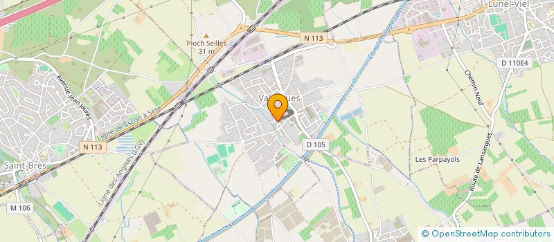 localisation de l'entreprise ASS MAISON DES JEUNES ET DE LA CULTURE à VALERGUES