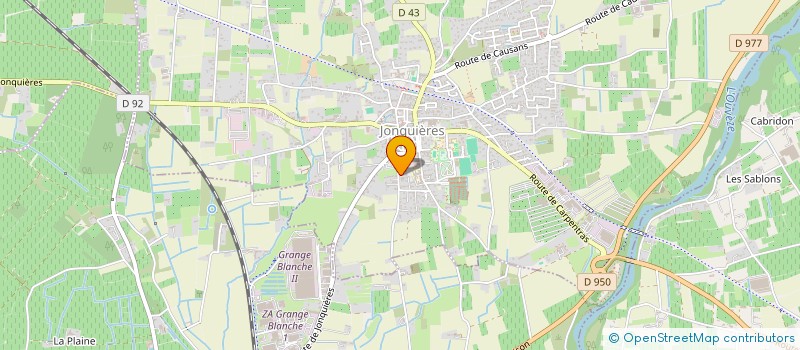 localisation de l'entreprise ASS MAISON DES JEUNES ET DE LA CULTURE  JONQUIERES