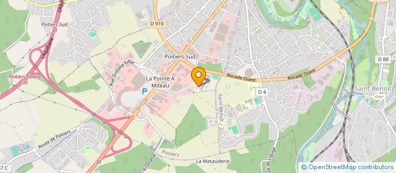 localisation de l'entreprise ASS MAISON DES LYCEENS à POITIERS