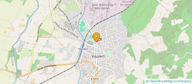 localisation de l'entreprise ASS MAISON DU COEUR à VAUVERT