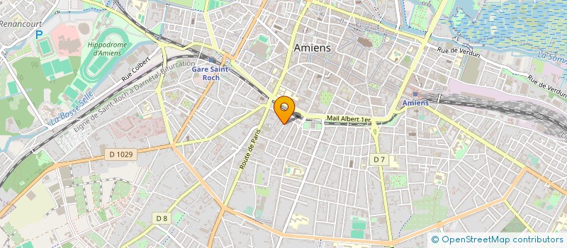 localisation de l'entreprise ASS MAISON ELEVES PTT à AMIENS