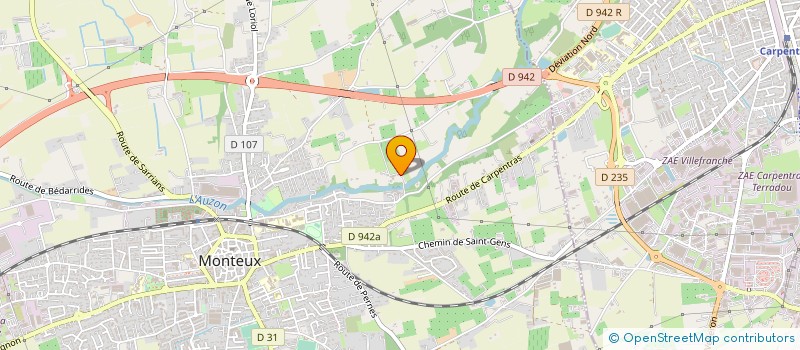 localisation de l'entreprise ASS MAISON FAMILIALE RURALE à MONTEUX