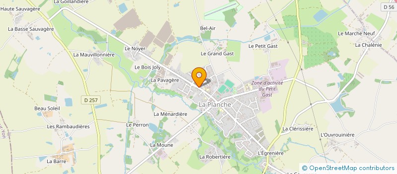 localisation de l'entreprise ASS MAISON FAMILIALE RURALE EDUC ORIENT  AIGREFEUILLE-SUR-MAINE