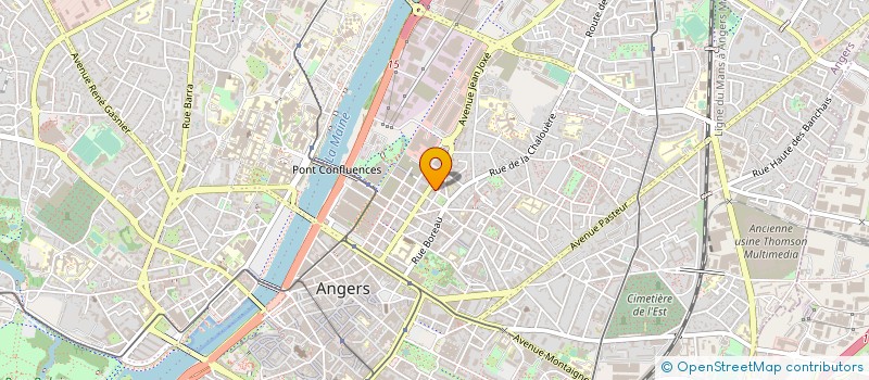 localisation de l'entreprise ASS MAISON FAMILIALE RURALE SAILLERIE à ANGERS