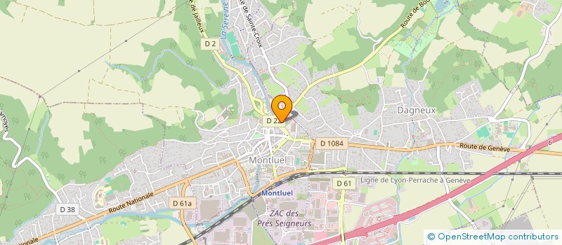 localisation de l'entreprise ASS MAISON JEUNES DE LA CULTURE MONTLUEL à MONTLUEL