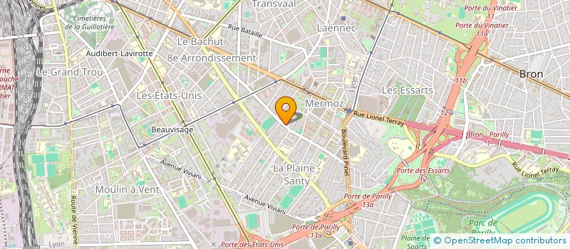 localisation de l'entreprise ASS MAISON PEUPLE MONTPLAISIR  LYON