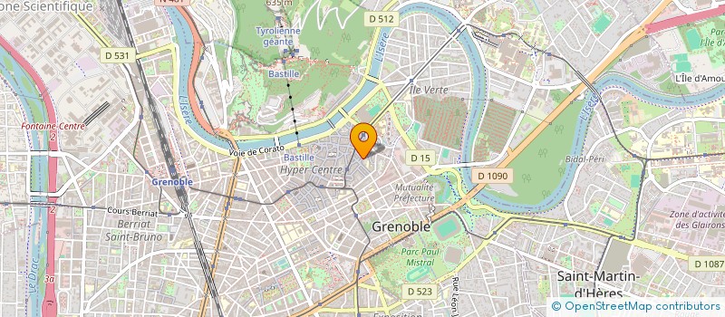 localisation de l'entreprise ASS MAISON RETRAITE BON RENCONTRE à GRENOBLE